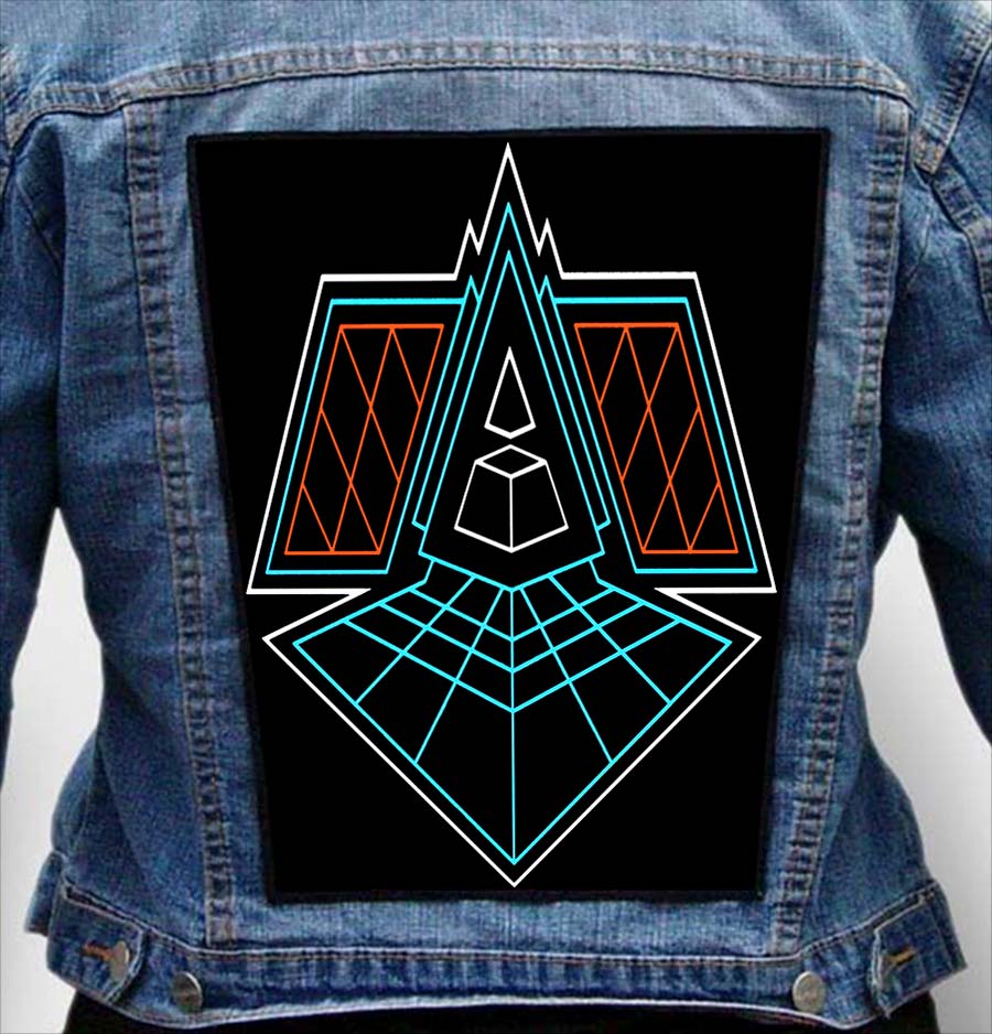 daft punk 5 - Photo Quality Printed Back Patch