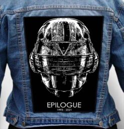 daft punk 7 - Photo Quality Printed Back Patch