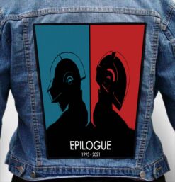 daft punk 9 - Photo Quality Printed Back Patch