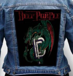 deep purple 1 - Photo Quality Printed Back Patch