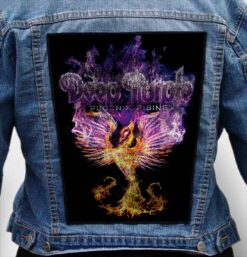 deep purple 4 - Photo Quality Printed Back Patch