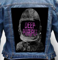 deep purple 9 - Photo Quality Printed Back Patch