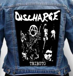 discharge 11 - Photo Quality Printed Back Patch