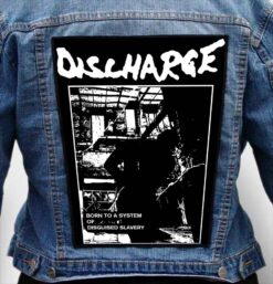 discharge 13 - Photo Quality Printed Back Patch