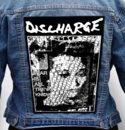 discharge 15 - Photo Quality Printed Back Patch