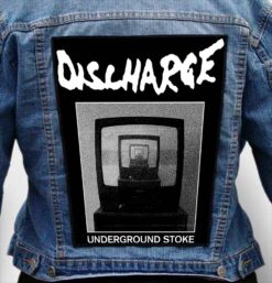 discharge 19 - Photo Quality Printed Back Patch