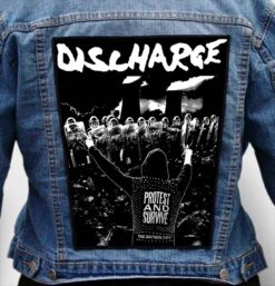 discharge 2 - Photo Quality Printed Back Patch