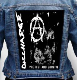 discharge 22 - Photo Quality Printed Back Patch