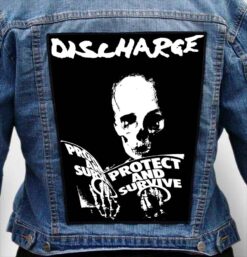 discharge 23 - Photo Quality Printed Back Patch
