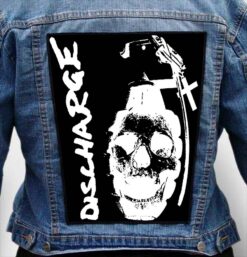 discharge 25 - Photo Quality Printed Back Patch
