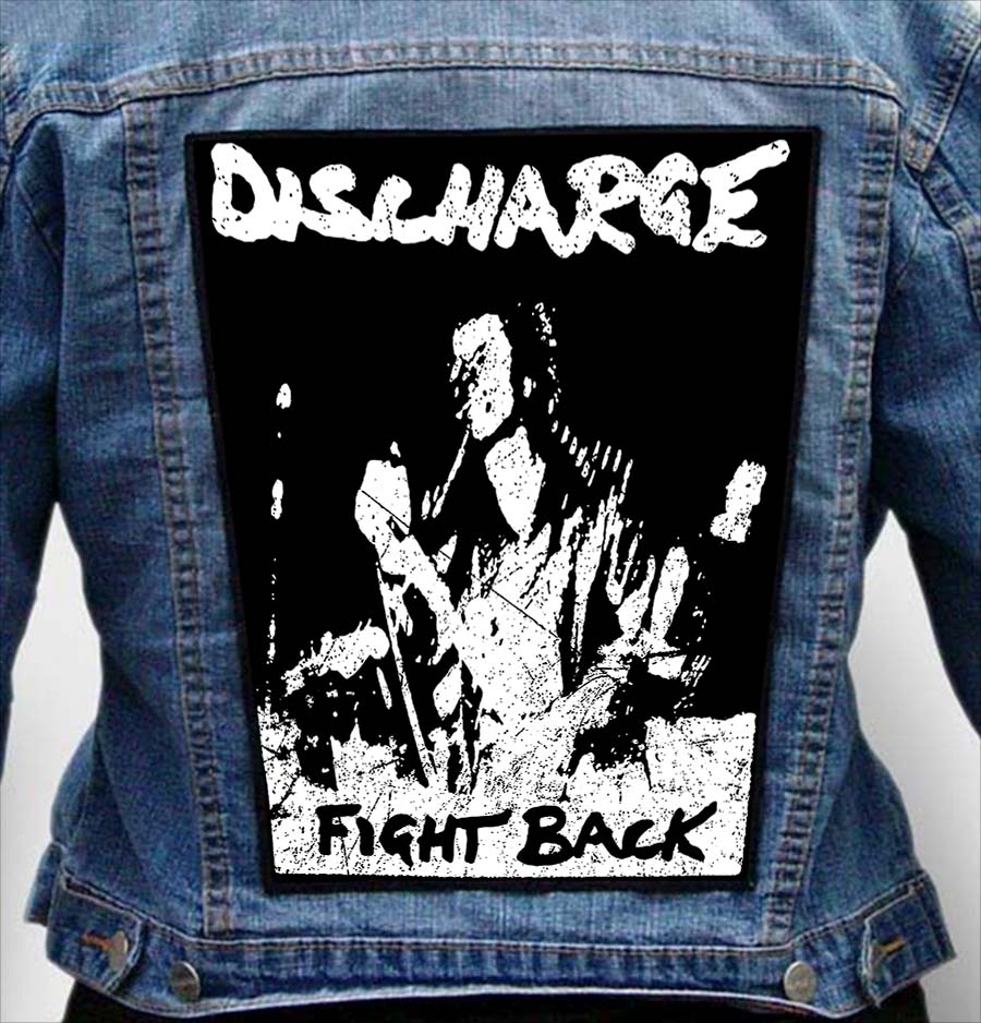 discharge 28 - Photo Quality Printed Back Patch