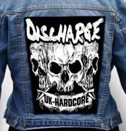 discharge 31 - Photo Quality Printed Back Patch