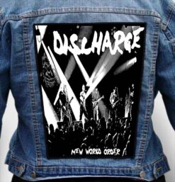 discharge 9 - Photo Quality Printed Back Patch