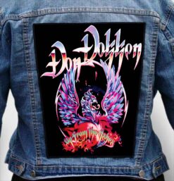 dokken band 3 - Photo Quality Printed Back Patch