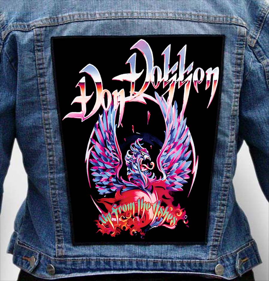 dokken band 3 - Photo Quality Printed Back Patch