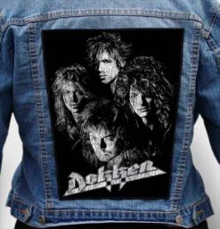 dokken band 8 - Photo Quality Printed Back Patch