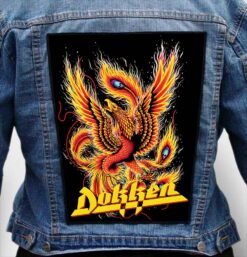 dokken band 9 - Photo Quality Printed Back Patch