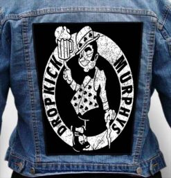 dropkick murphys 12 - Photo Quality Printed Back Patch