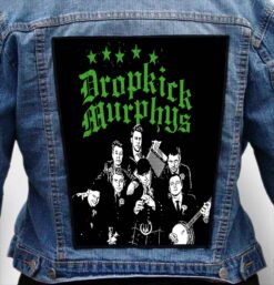 dropkick murphys 3 - Photo Quality Printed Back Patch