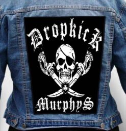 dropkick murphys 6 - Photo Quality Printed Back Patch