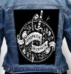 dropkick murphys 8 - Photo Quality Printed Back Patch
