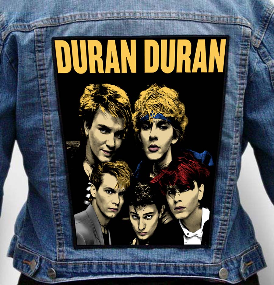 duran duran 10 - Photo Quality Printed Back Patch