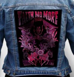 faith no more 1 - Photo Quality Printed Back Patch