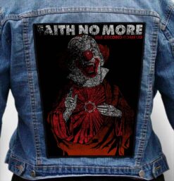 faith no more 12 - Photo Quality Printed Back Patch