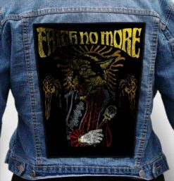 faith no more 21 - Photo Quality Printed Back Patch