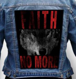 faith no more 4 - Photo Quality Printed Back Patch