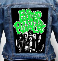 faster pussycat 3 - Photo Quality Printed Back Patch