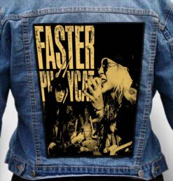 faster pussycat 4 - Photo Quality Printed Back Patch