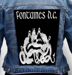 fontaines dc 11 - Photo Quality Printed Back Patch