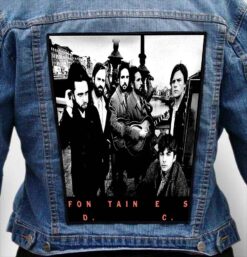 fontaines dc 13 - Photo Quality Printed Back Patch