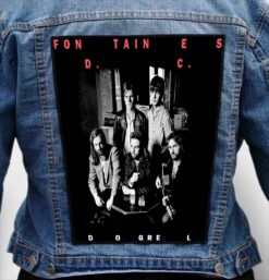 fontaines dc 14 - Photo Quality Printed Back Patch