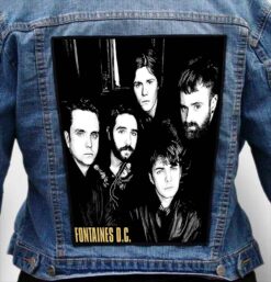 fontaines dc 15 - Photo Quality Printed Back Patch