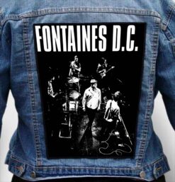 fontaines dc 2 - Photo Quality Printed Back Patch