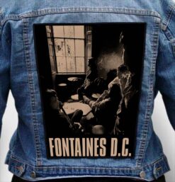fontaines dc 3 - Photo Quality Printed Back Patch