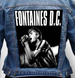 fontaines dc 4 - Photo Quality Printed Back Patch