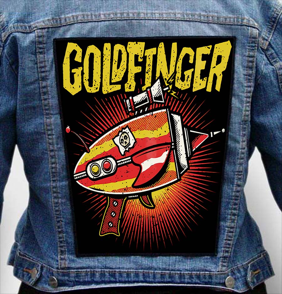 goldfinger 12 - Photo Quality Printed Back Patch