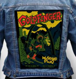 goldfinger 6 - Photo Quality Printed Back Patch