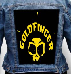 goldfinger 7 - Photo Quality Printed Back Patch