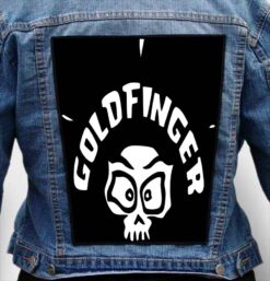 goldfinger 8 - Photo Quality Printed Back Patch