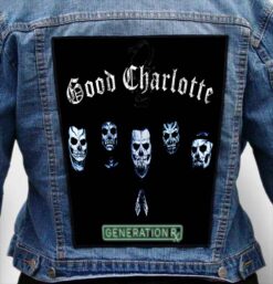 good charlotte 8 - Photo Quality Printed Back Patch