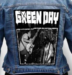green day 1 - Photo Quality Printed Back Patch