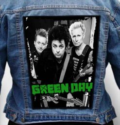 green day 2 - Photo Quality Printed Back Patch