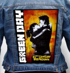 green day 3 - Photo Quality Printed Back Patch