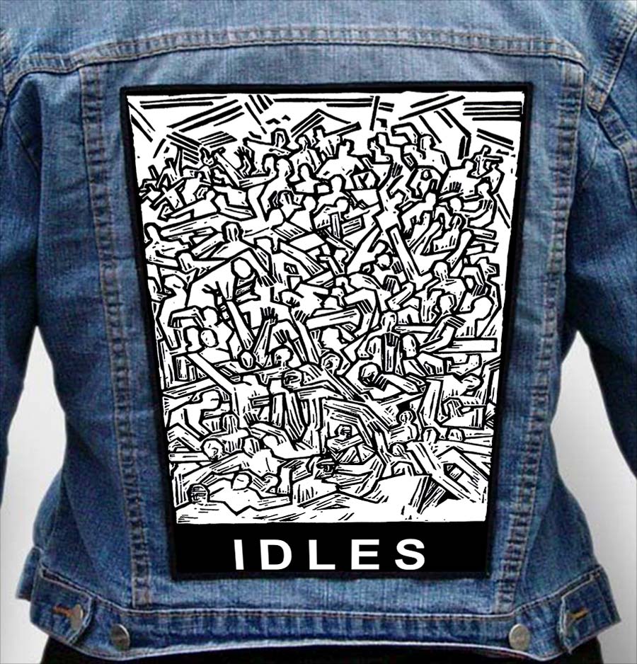 idles 16 - Photo Quality Printed Back Patch