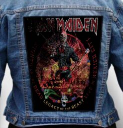 iron maiden 10 - Photo Quality Printed Back Patch