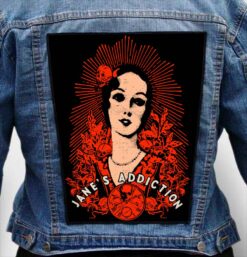 janes addiction 10 - Photo Quality Printed Back Patch